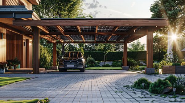 Carport en bois solaire : comment fonctionne l'installation ?