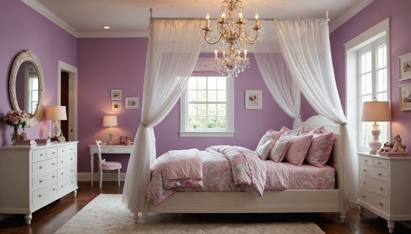 Créez un espace féerique avec un lit baldaquin fille